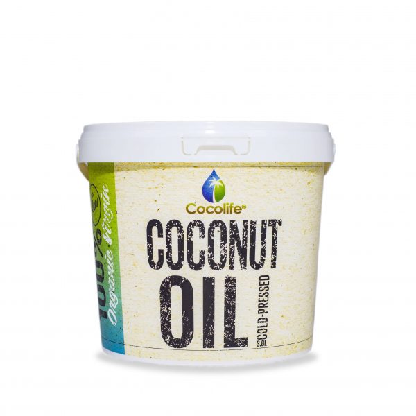 Organic Virgin Coconut Oil 3.8L Bulk Tub - Cocolife