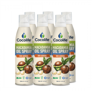 Cocolife non-aerosol Healthy Cooking Oil Sprays - Macadamia Oil, Pure & Cold-Pressed